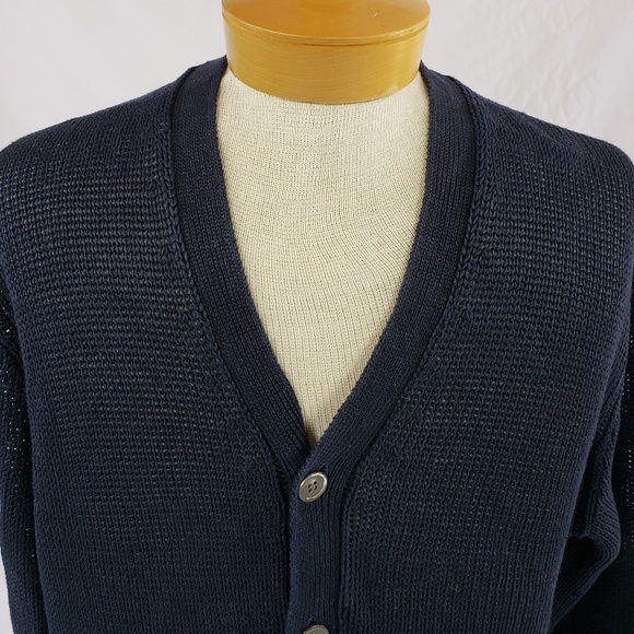 POLO RALPH LAUREN M XL CARDIGAN SWEATER LINEN NWT - Picture 4 of 8